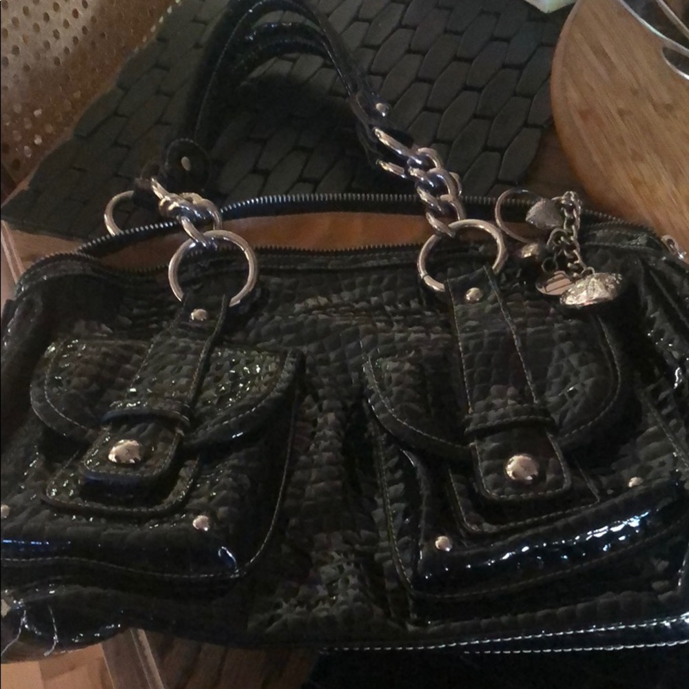 Black leather Kathy Van Neeland